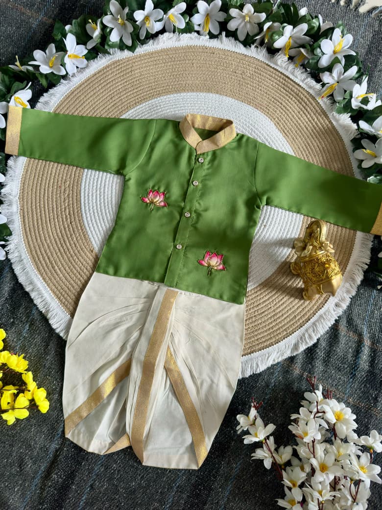 Traditional dhoti  set for kids