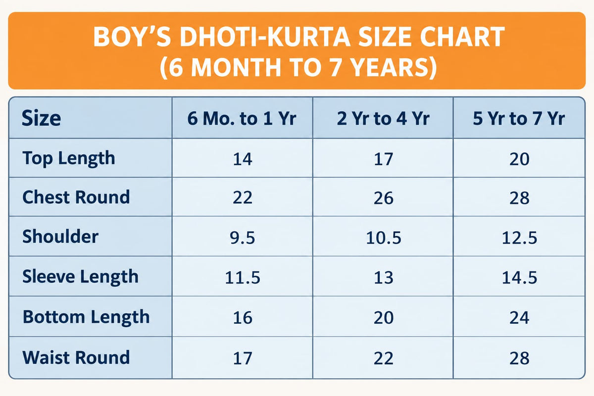 Traditional dhoti  set for kids
