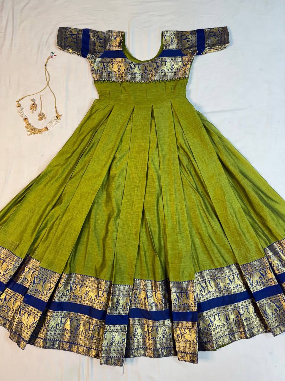 Narayanpet frock with duppata