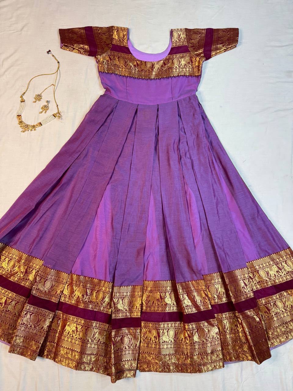 Narayanpet frock with duppata