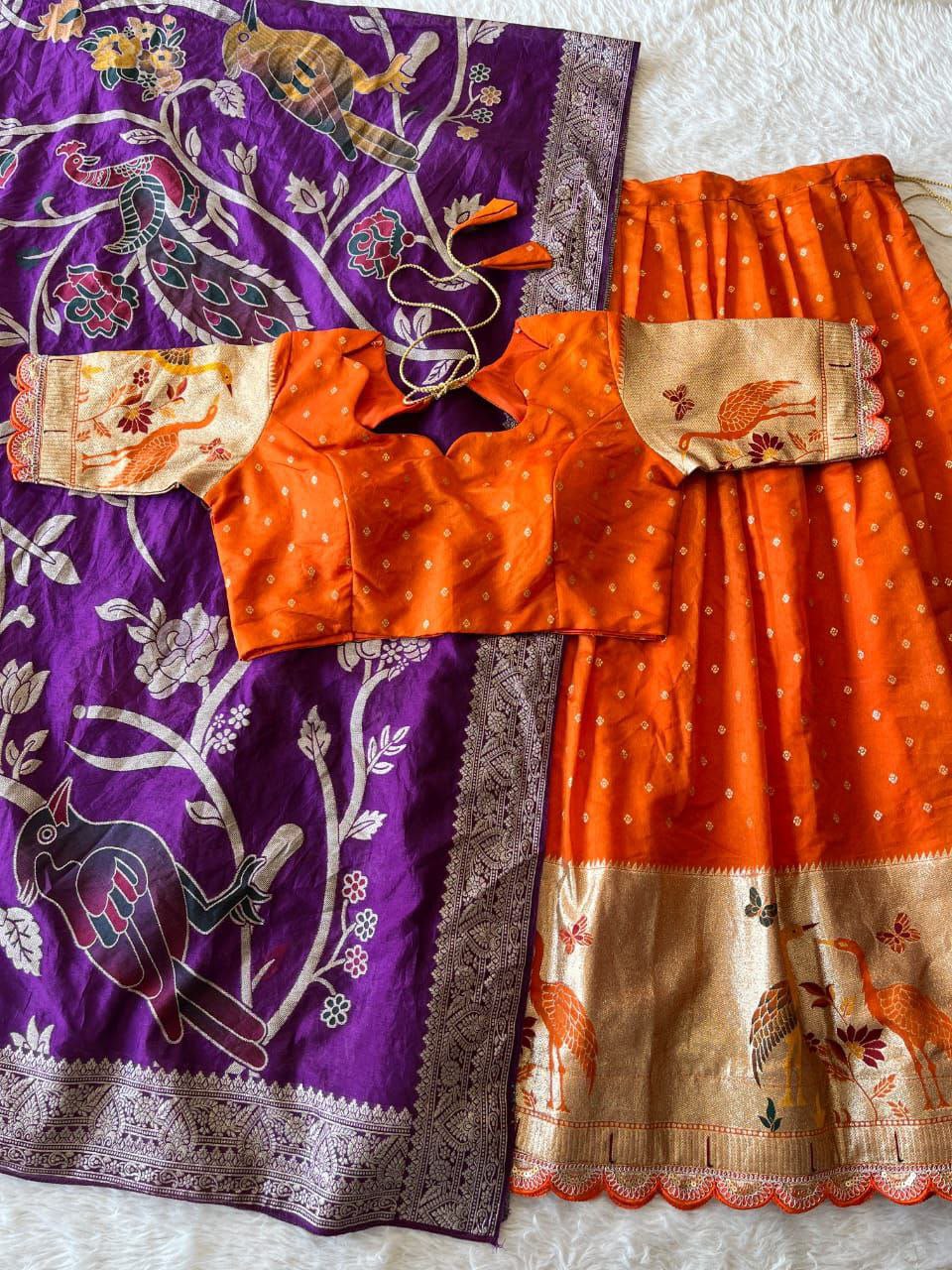 Fully stiched halfsaree