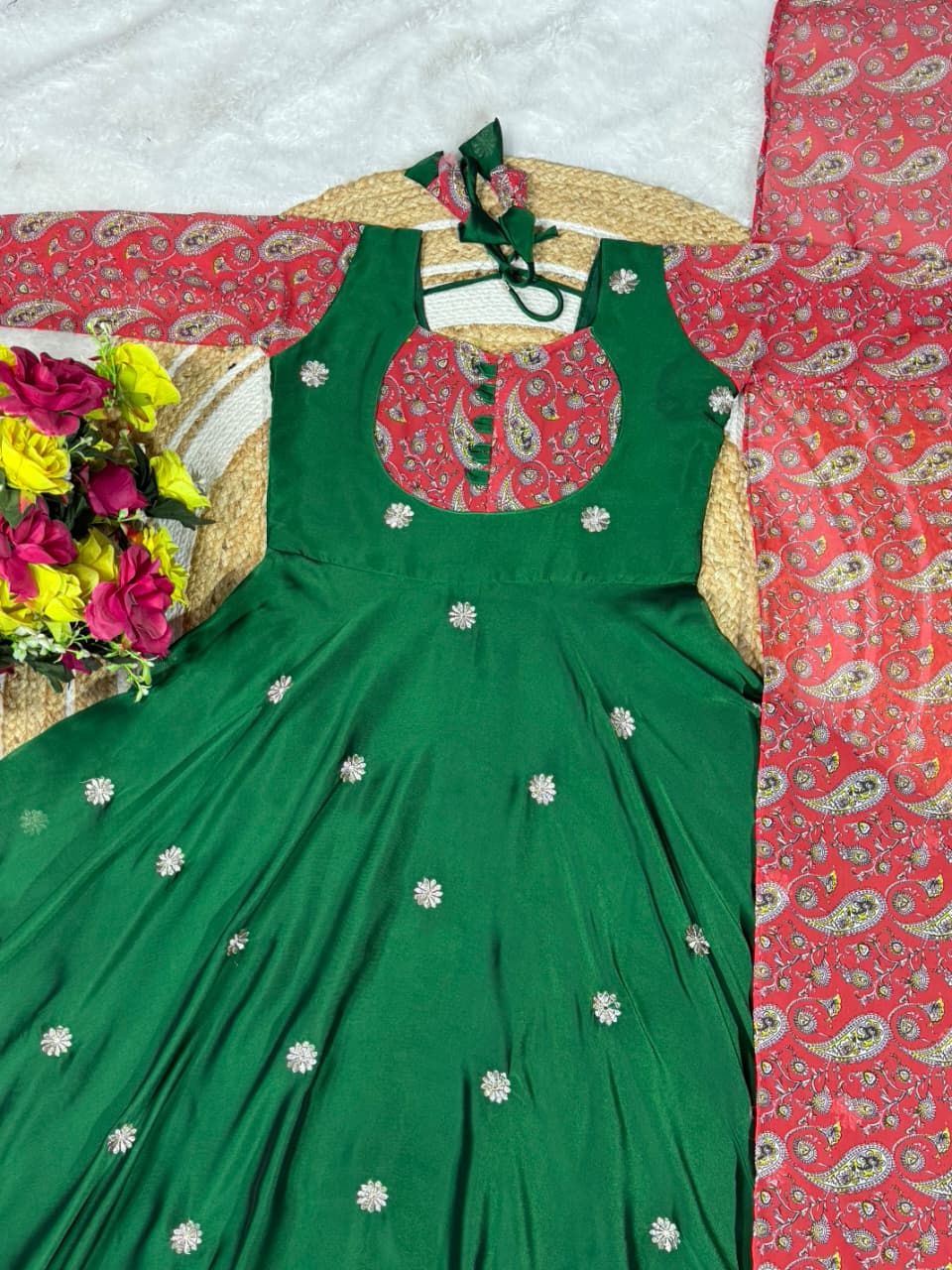 Embroidery anarkali
