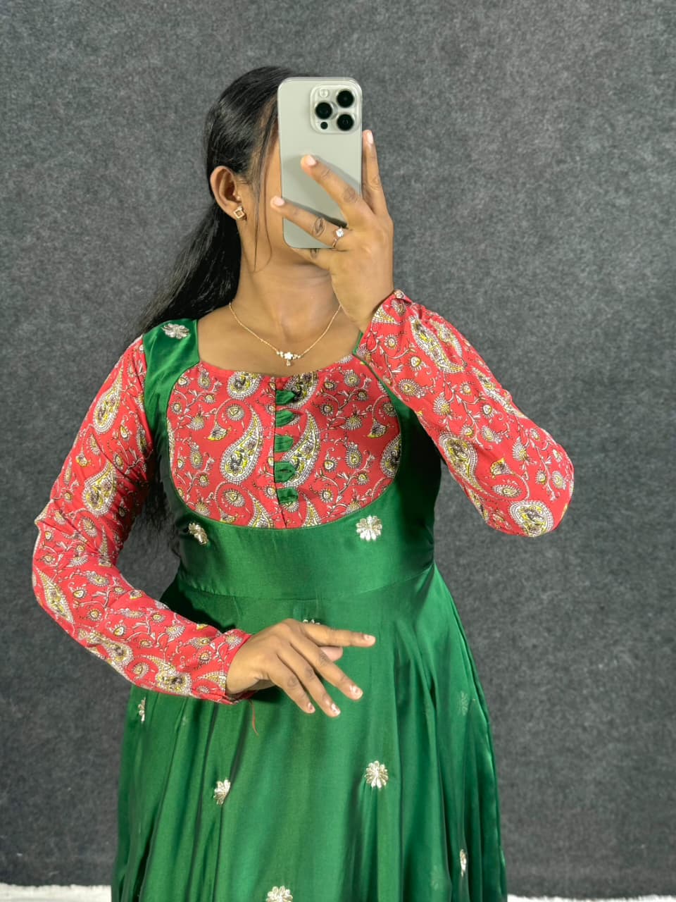 Embroidery anarkali