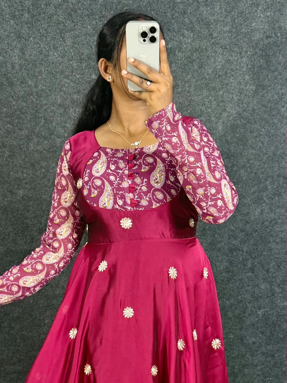 Embroidery anarkali